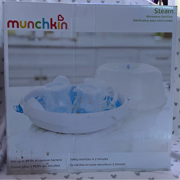 Munchkin Other Steam Microwave Sterilizer Its New Never Been Use Its Munchkin Clear Poshmark